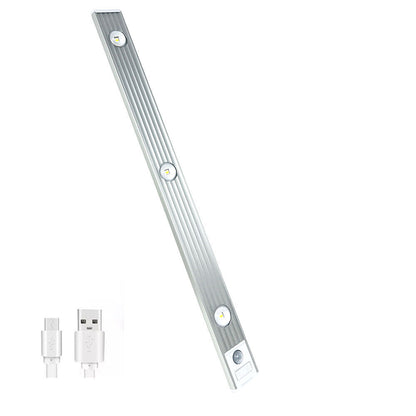 Sottopensile ultra slim a led cob 20 30 40 60 cm plafoniera ricaricabile usb magneica con sensore di movimento