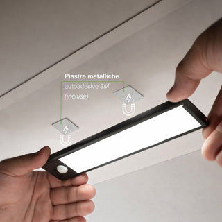 Sottopensile led calamitata sensore crepuscilare di movimento 4000k