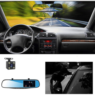 Specchietto retrovisore con telecamera retromarcia Dash Cam