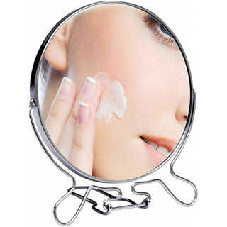 Specchio cosmetico da trucco con zoom ingrandimento ø 10 cm