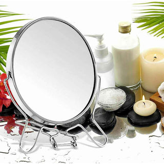 Specchio cosmetico da trucco con zoom ingrandimento ø 10 cm