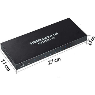 Splitter hdmi 8 uscite full HD 3D alta risoluzione 1080P hdtv