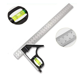 Squadra combinata con livella 300mm angolo regolabile 45°-90 12"