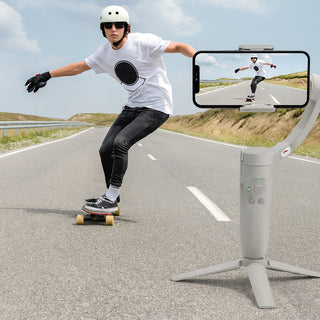 Stabilizzatore cardanico gimbal bluetooth a 3 assi per smartphone