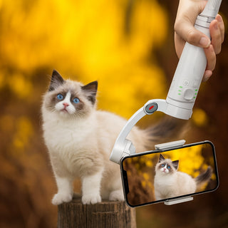 Stabilizzatore cardanico gimbal bluetooth a 3 assi per smartphone