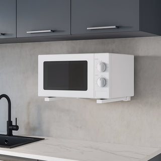Coppia di staffe supporto forno a microonde estensibile da 36 a 46 cm