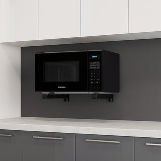 Coppia di staffe supporto forno a microonde estensibile da 36 a 46 cm