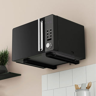 Coppia di staffe supporto forno a microonde estensibile da 36 a 46 cm