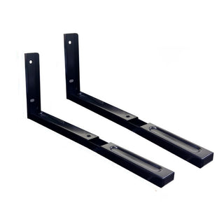 Coppia di staffe supporto forno a microonde estensibile da 36 a 46 cm