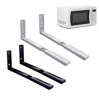 Coppia di staffe supporto forno a microonde estensibile da 36 a 46 cm