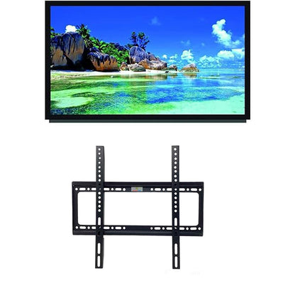 Staffa tv da 26” a 63” pollici supporto fisso a muro per televisore plasma lcd schermo attacchi vesa 200x200 200x400 300x300 400x400