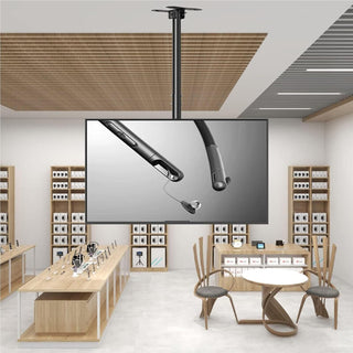 Staffa tv 26"-60” supporto da soffitto attacchi vesa 100x100 400x400mm