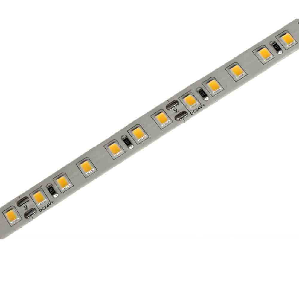 Striscia led 2835 strip bobina 10 metri 24 volt 1200 led smd luce fredda 6500k calda 3000k naturale 4000k ip20