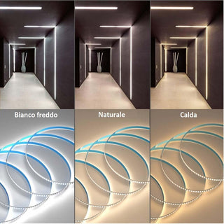 Striscia LED 600 indirizzabile 61W 24V 5m telecomando e effetti luce