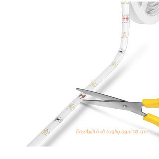 Striscia led con sensore di movimento a infrarossi 3 watt a batteria da 1 metro luce naturale 4000k strip adesiva