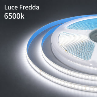 Striscia LED COB  24V 50W bobina strip 5 Metri illuminazione uniforme