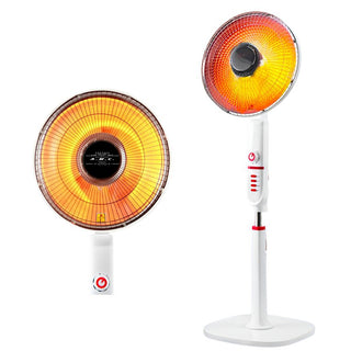 Stufa piantana regolabile carbonio oscillante 2 potenza 500/1000W