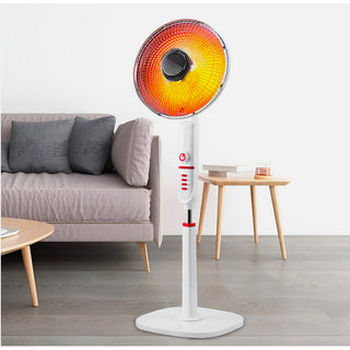 Stufa piantana regolabile carbonio oscillante 2 potenza 500/1000W