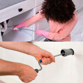 Sturalavandino flessibile a molla 3m sonda manuale spirale x scarichi
