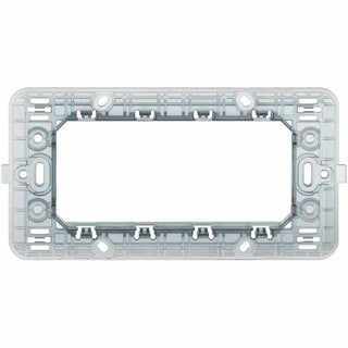 Supporto modulo per placche 2 3 4 e 7 posti compatibile con matix