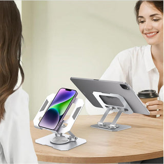 Supporto da tavolo per cellulari e tablet da 4” a 16” girevole a 360°