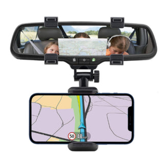 Porta cellulare auto da specchietto retrovisore supporto smartphone