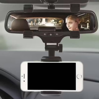 Porta cellulare auto da specchietto retrovisore supporto smartphone