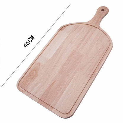 Tagliere in legno con manico 46 x 22.5 cm per apertivi antipasti salumi formaggi finger food vassoio da cucina o bar