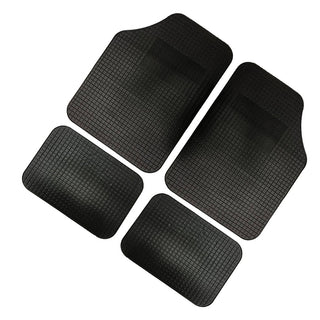 Tappetini auto universali 4 pezzi, anteriori posteriori antiscivolo