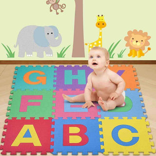 Tappeto puzzle da comporre 10 pezzi in schiuma antiurto lavabile