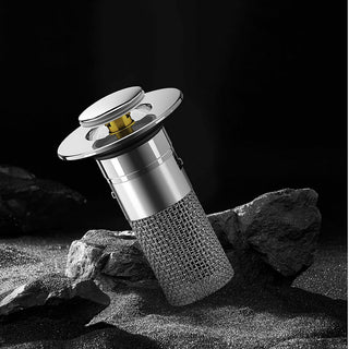 Tappo per lavandino universale POP-UP anti intasamento foro 26-42 mm