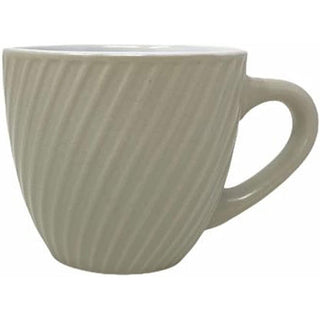 Set 6 tazzine da caffè in ceramica con manico per espresso colorate