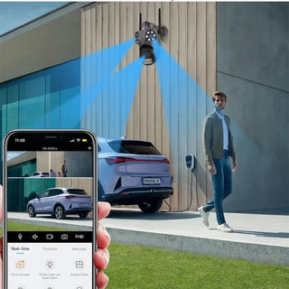 Telecamera WI-FI 3 obiettivi 2 fisso 1 motorizzati Zoom 5X 4 MPX