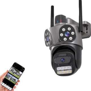 Telecamera WI-FI 3 obiettivi 2 fisso 1 motorizzati Zoom 5X 4 MPX