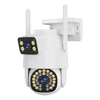 Telecamera Wi-Fi 2 obbiettivi Full HD 2MPX ptz 20 LED  12 Infrarossi