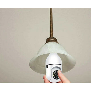 Telecamera IP led lampadina E27 WI-FI 2.4 Ghz lente 360° con App