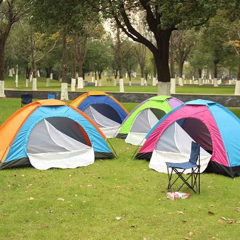 Tenda da mare campeggio 4 posti con zanzariera sacca per il trasporto igloo 200x200 cm