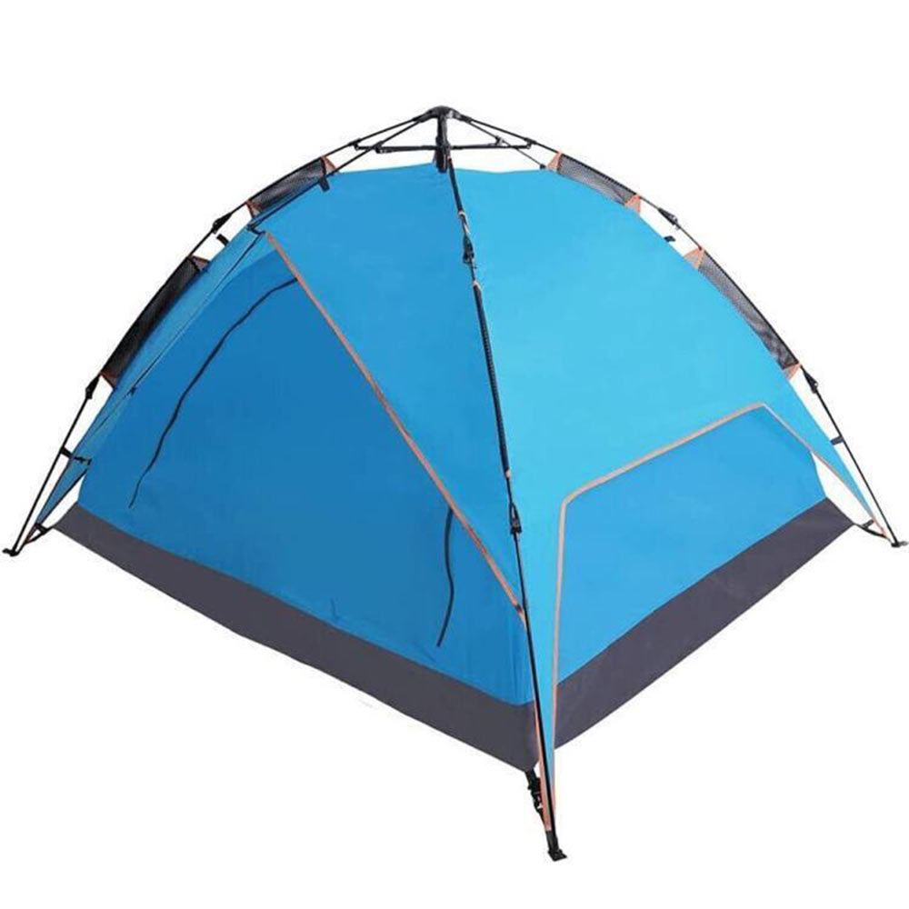 Tenda da campeggio 2 posti persone impermeabile con chiusura zip igool con sacca per il trasporto 200x150x120 cm