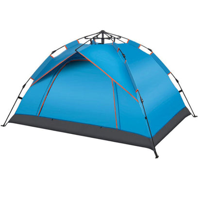 Tenda da campeggio 2 posti persone impermeabile con chiusura zip igool con sacca per il trasporto 200x150x120 cm