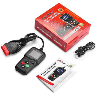 Tester digitale diagnosi auto display x centralina guasti batteria O2