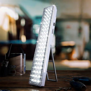 Lampada d’emergenza 18W 120 led 2 intensità luce torcia dimmerabile