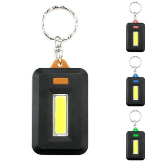 2 Torcia led cob portatile 3 modalità di luce portachiavi