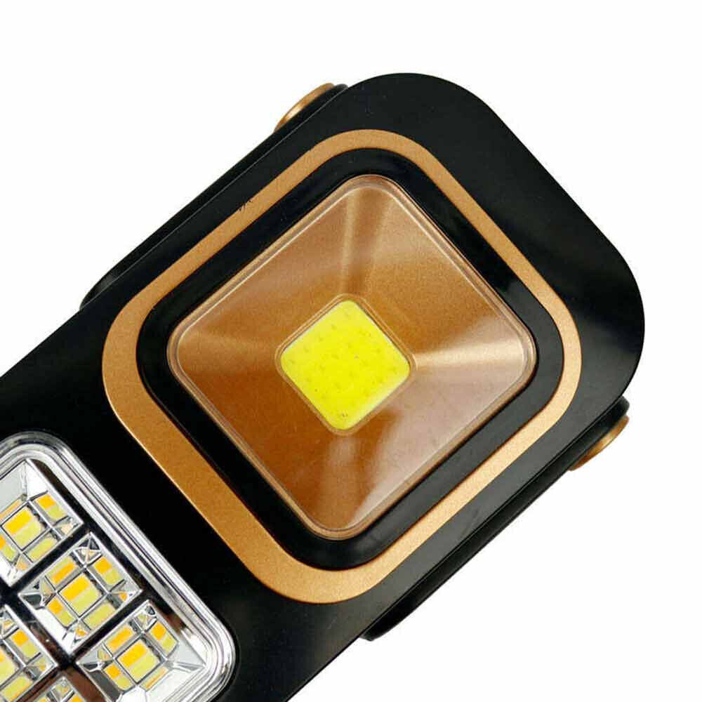 Torcia di emergenza ricaricabile con carica solare lampada pannello solare caricabatteria usb