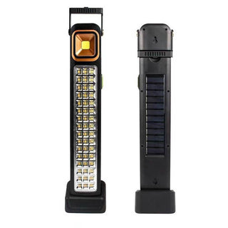 Torcia di emergenza con carica a pannello solare caricabatteria usb