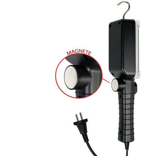 Torcia 34 led da officina con gancio e magnete da lavoro presa shuko