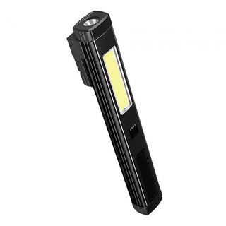 Torcia led 3in1 lampada da lavoro 3 modalità luce sos power bank
