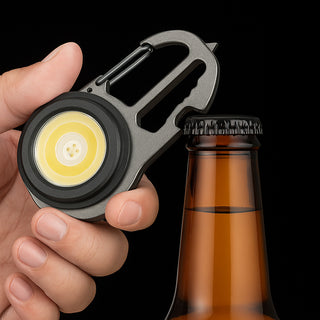 Torcia ricaricabile multiuso 6 modalità di illuminazione + cavalletto