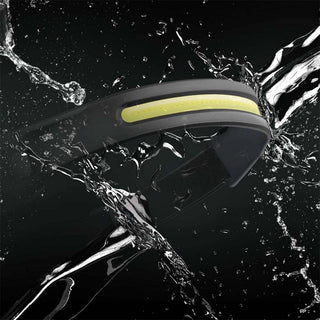 Torcia frontale ricaricabile 2 led dimmerabile sensore di movimento