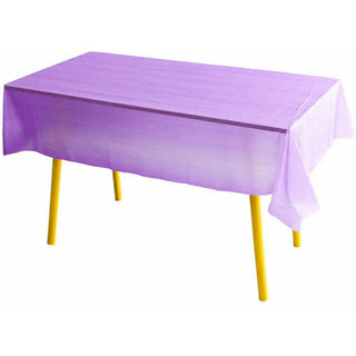Tovaglia plastificata monouso 137x274cm allestimento feste