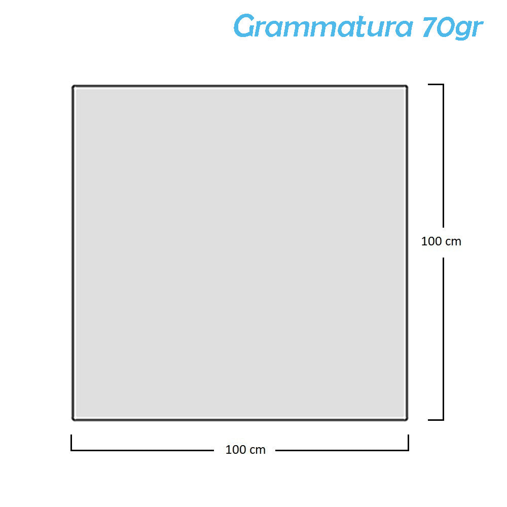 Set 2 tovaglia tnt 100 x 100 cm 70gr per decorazioni tavole buffet feste ristoranti verde